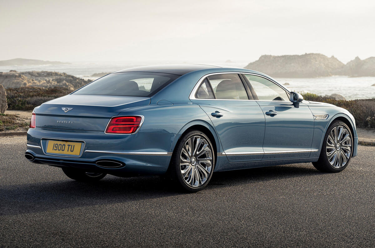 98 Bentley Flying Spur Mulliner official reveal rear