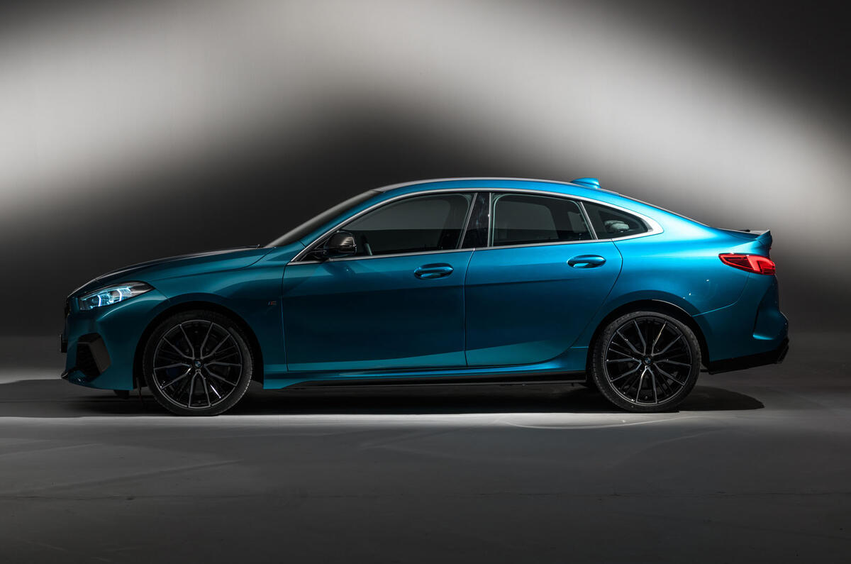BMW 2 Series Gran Coupé studio reveal - side