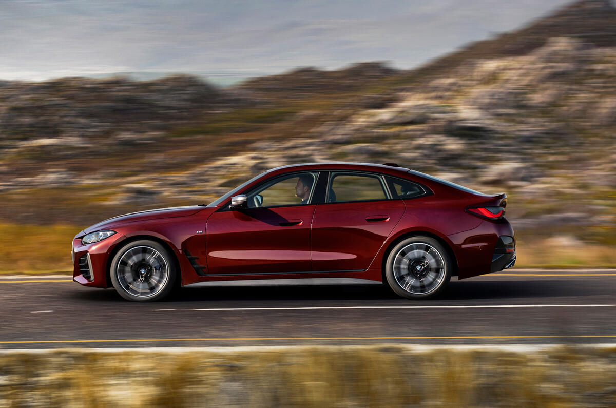 98 BMW 4 Series Gran coupe 2021 official reveal images hero side