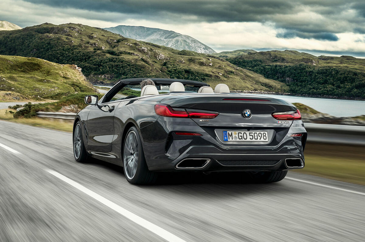 BMW 8 Series cabriolet 2018 official reveal - hero rear