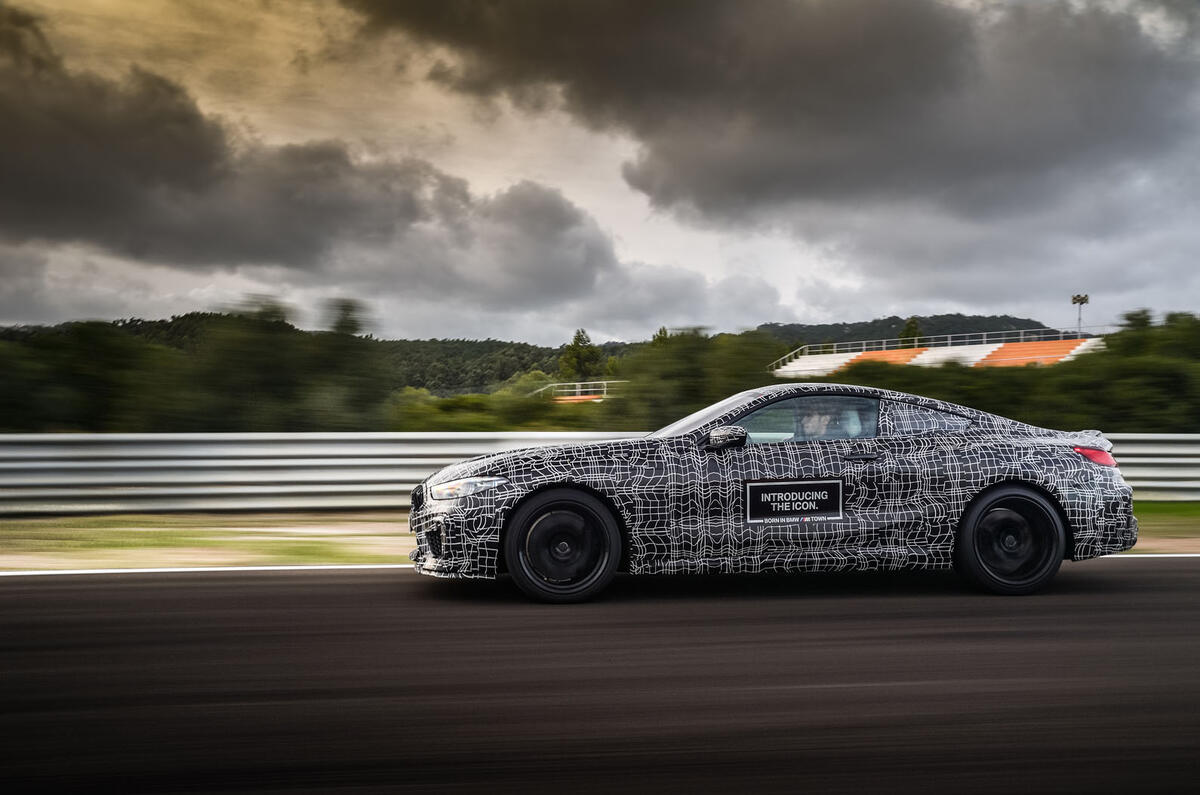 2019 BMW M8 prototype ride - hero side