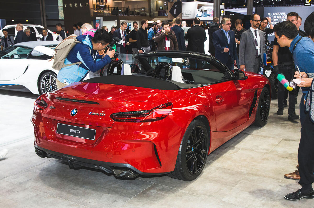 2019 BMW Z4 official reveal Pebble Beach - static rear