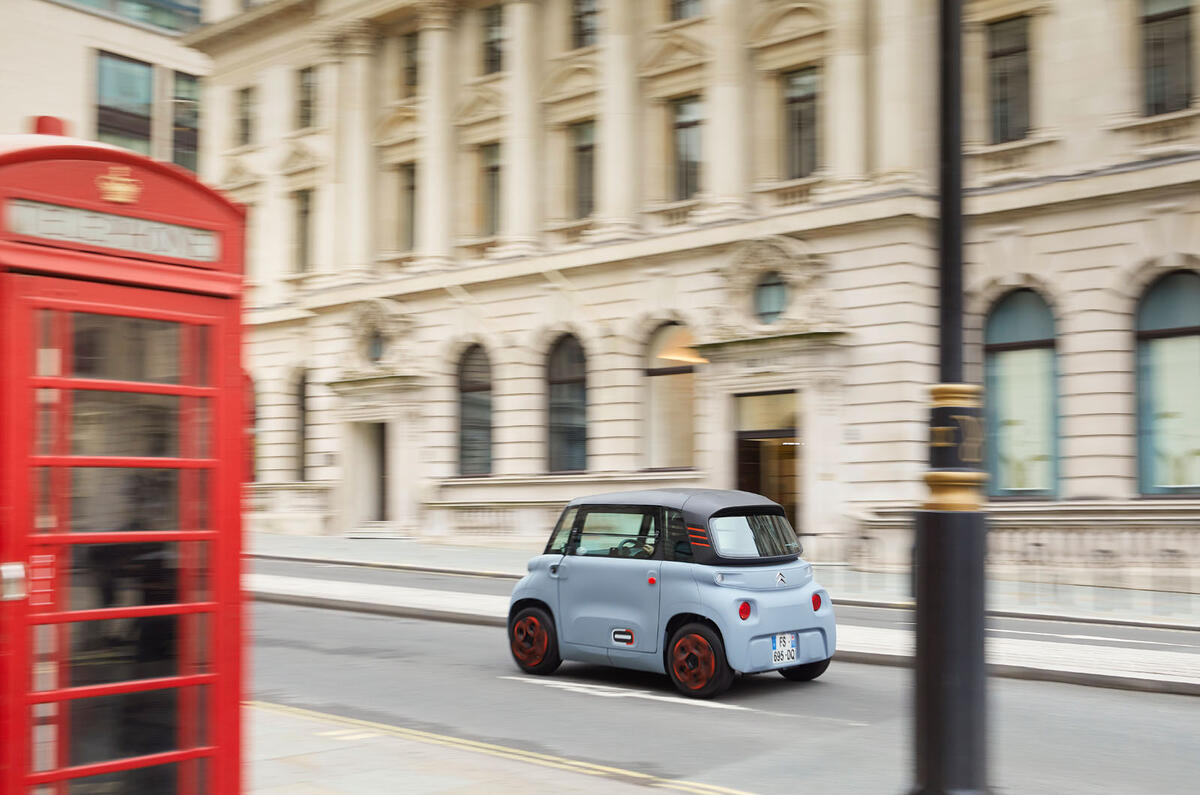 Citroen Ami (LHD) 2020 UK first drive review - hero rear