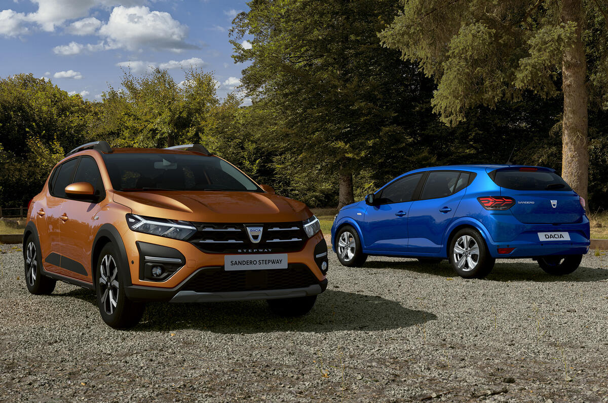 Dacia Sandero 2021 official images - rear Dacia Sandero 2021 official images - rear