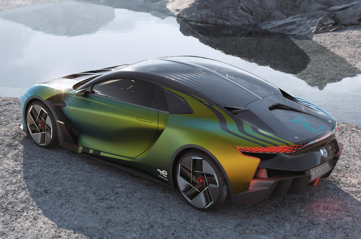98 DS Tense Performance concept 2022 rear 98 DS Tense Performance concept 2022 rear