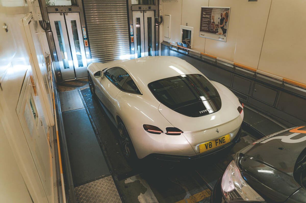 98 ferrari roma rear quarter eurotunnel 98 ferrari roma rear quarter eurotunnel