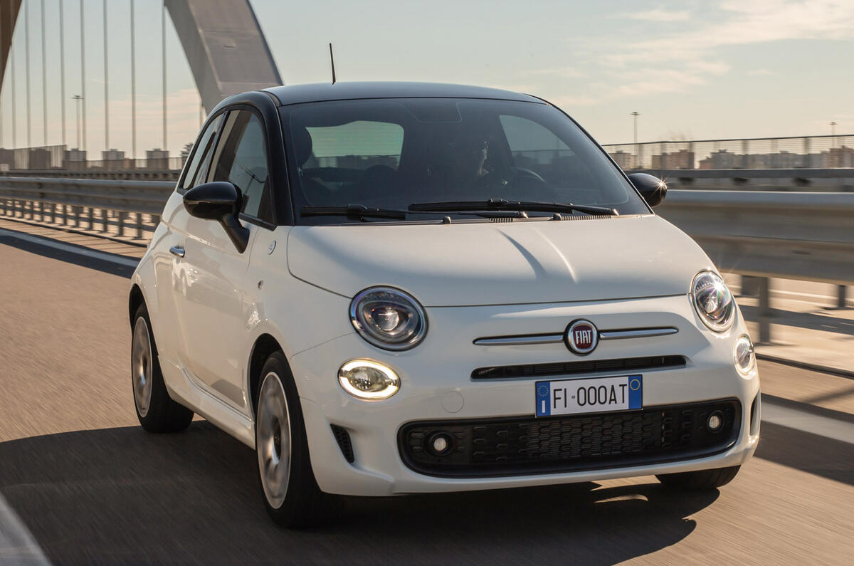 98 Fiat 500 Hey Google 500 tracking front