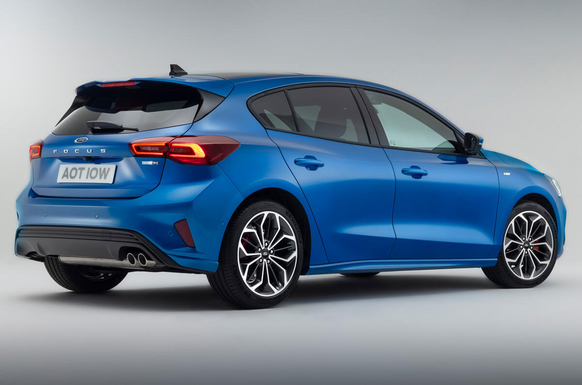 98 Ford Focus 2021 refresh official images st line rear 98 Ford Focus 2021 refresh official images st line rear