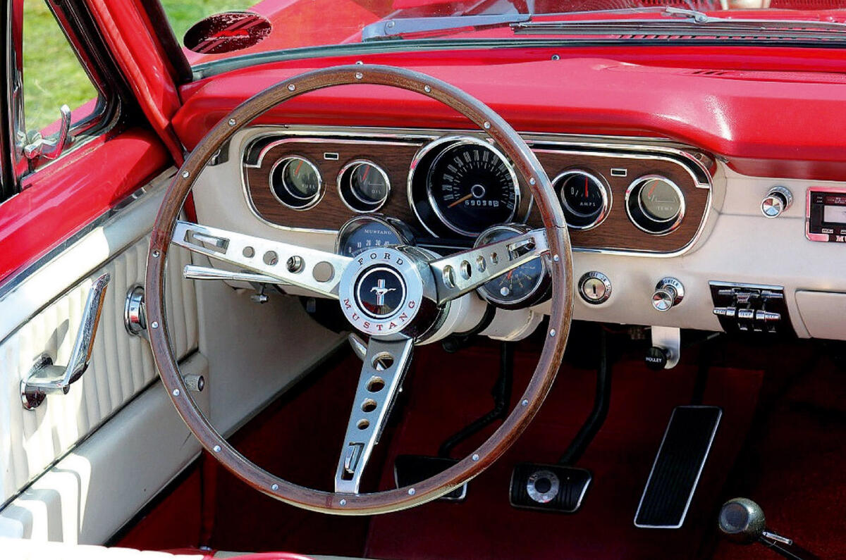 98 Ford Mustang 1964 greatest road tests interior