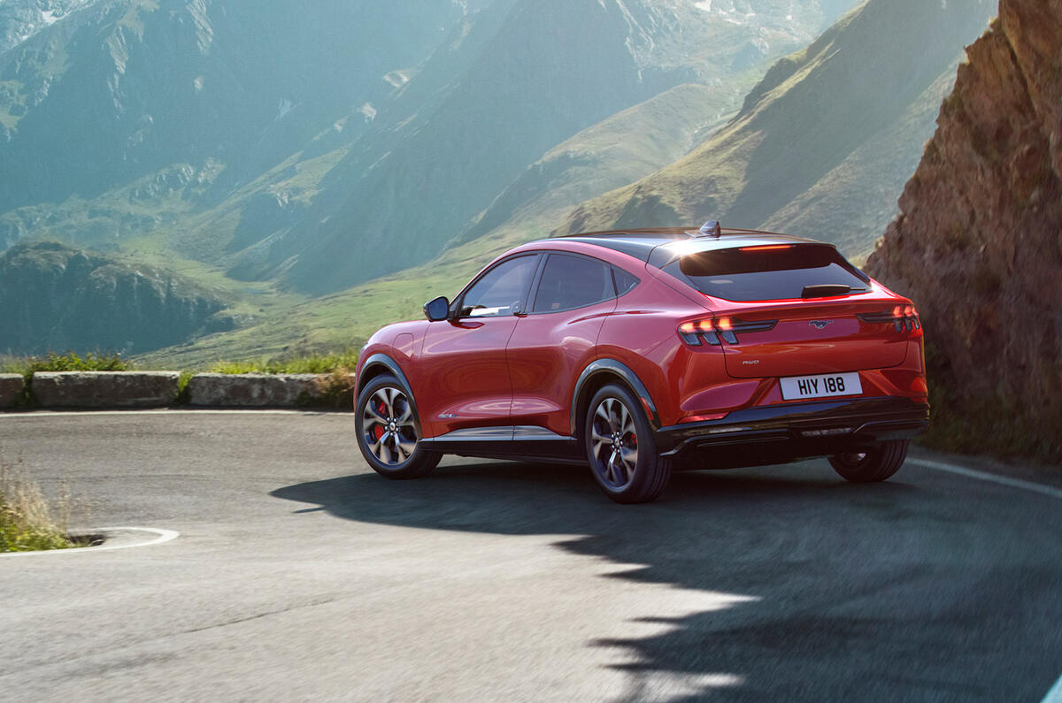 Ford Mustang Mach-E 2020 first ride - hero rear