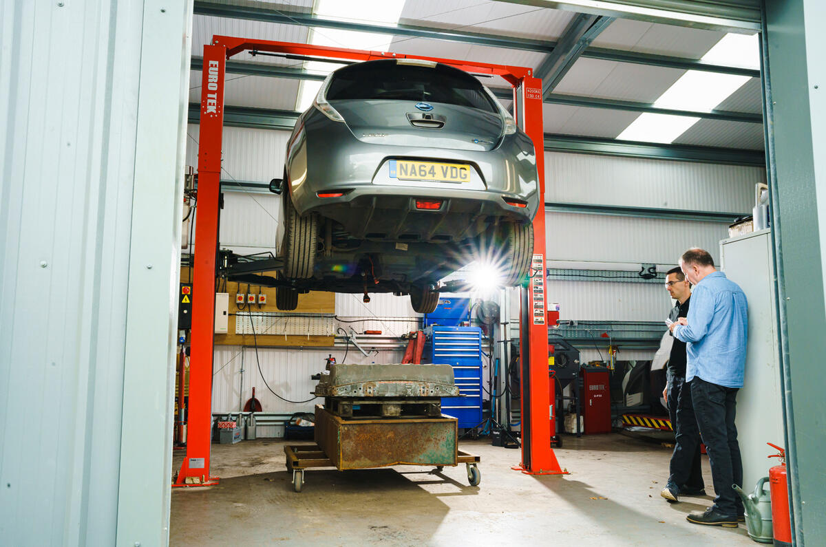 98 Good Guys Garage EV servicing feature ramp 98 Good Guys Garage EV servicing feature ramp