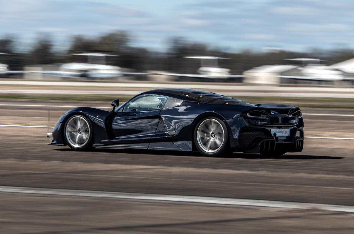 98 Hennesey Venom F5 aero testing official rear