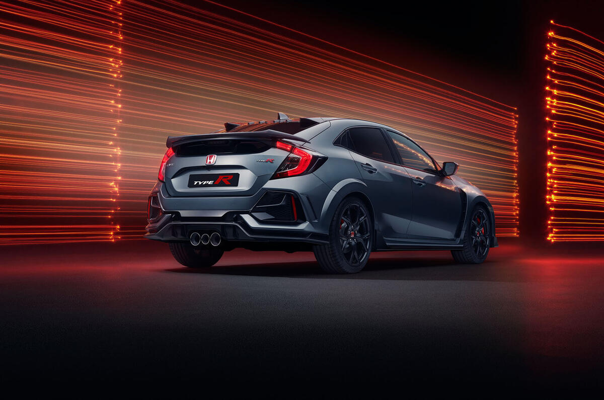 Honda Civic Type R Sport Line 2020 official press photos - rear Honda Civic Type R Sport Line 2020 official press photos - rear