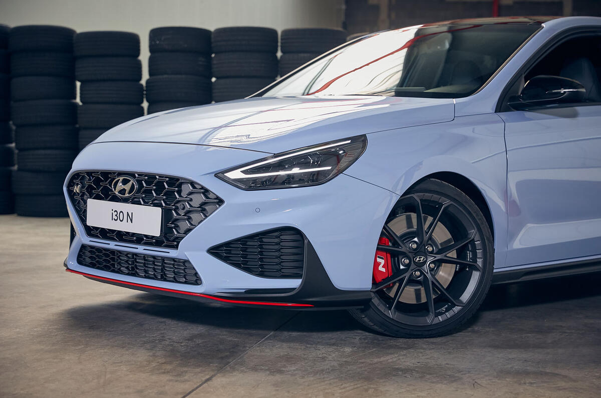 Hyundai i30 N 2020 facelift official images - nose  Hyundai i30 N 2020 facelift official images - nose