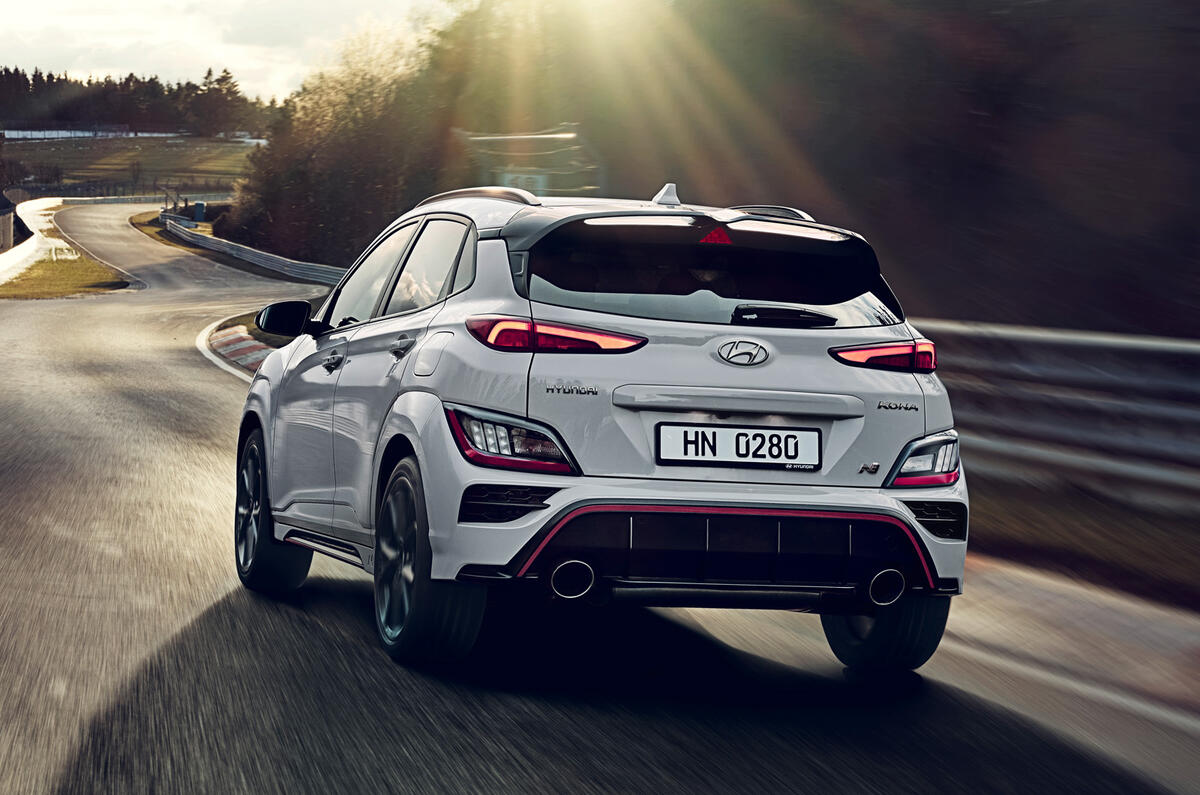98 Hyundai Kona N official images nring rear