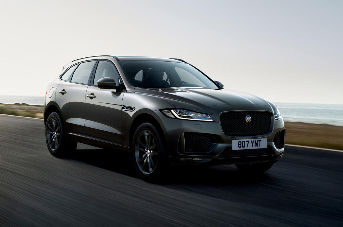 Jaguar F-Pace Chequered Flag edition - front