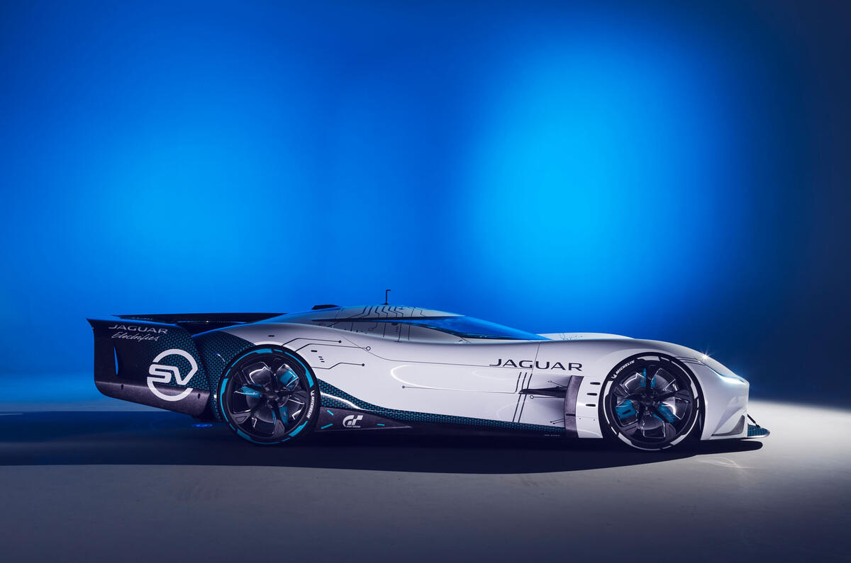 Jaguar Vision GT Concept Gran Turismo - studio static side Jaguar Vision GT Concept Gran Turismo - studio static side