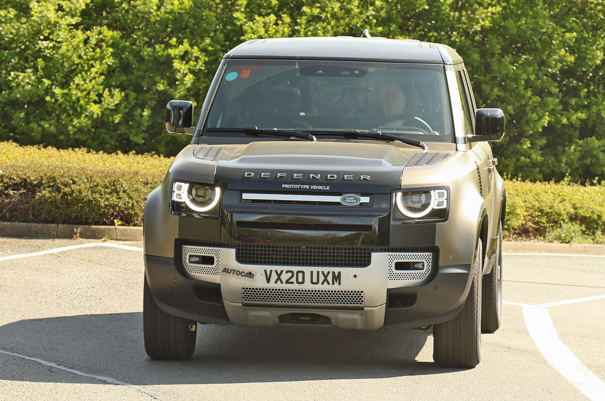 Land Rover Defender V8 - spy shot Land Rover Defender V8 - spy shot