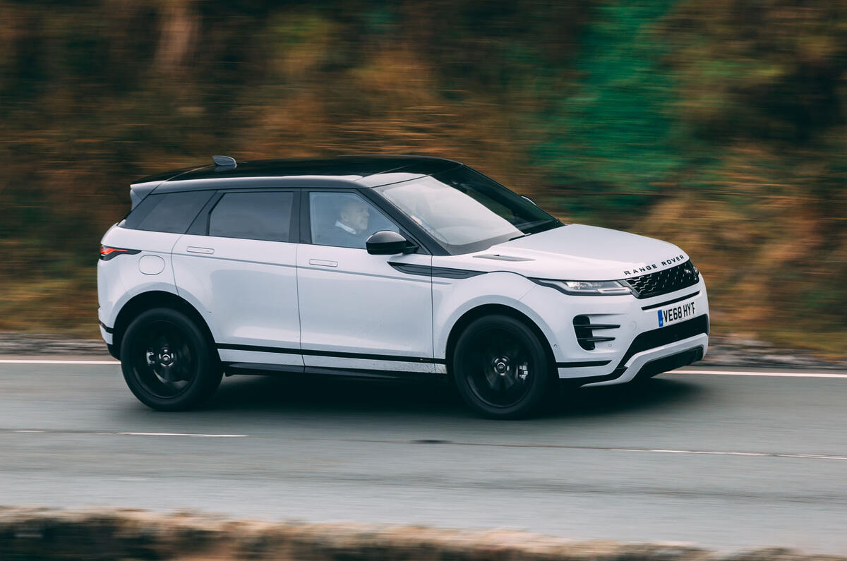 Land Rover Range Rover Evoque 2019 first ride review - hero side