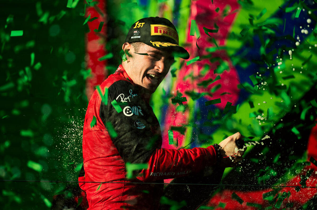 98 Leclerc win australian gp race