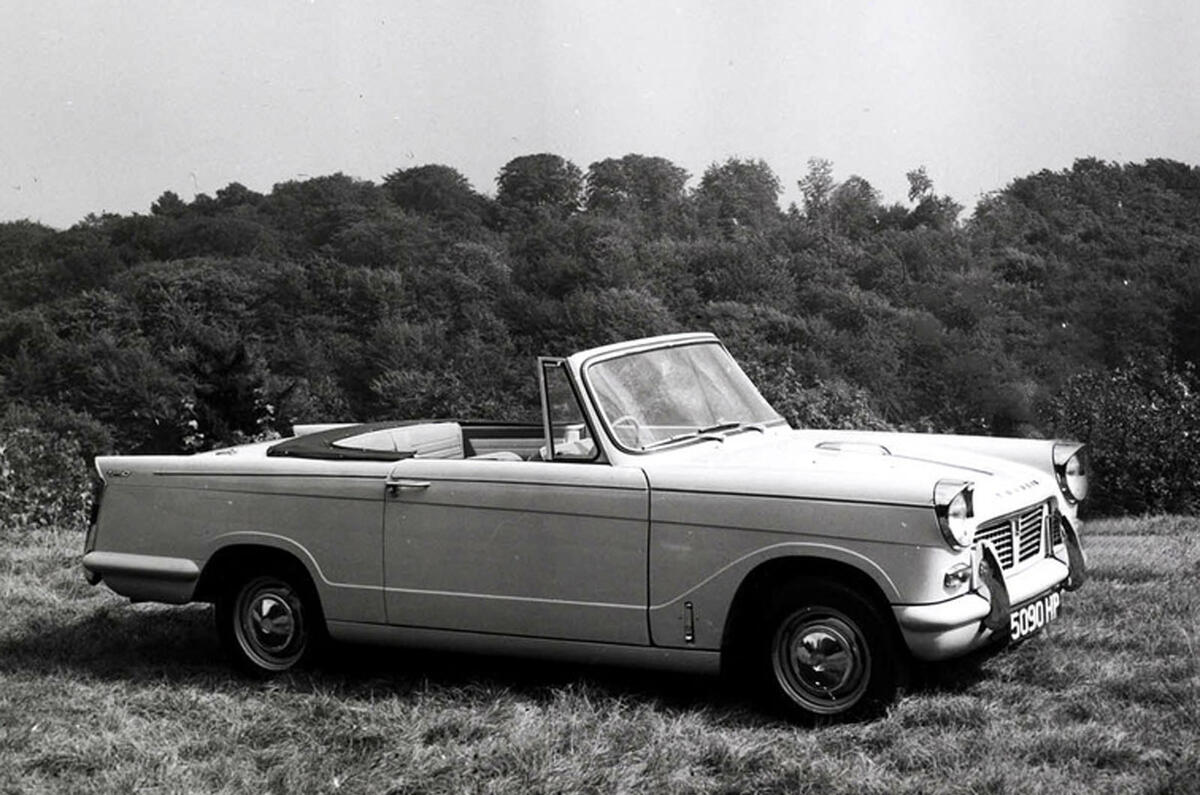 My life in 12 cars - Mike Flewitt - Triumph Herald convertible
