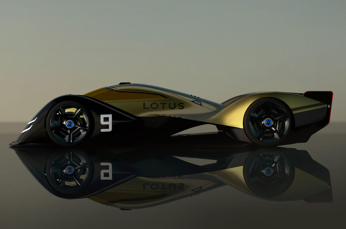 98 Lotus E R9 endurance racer concept official side