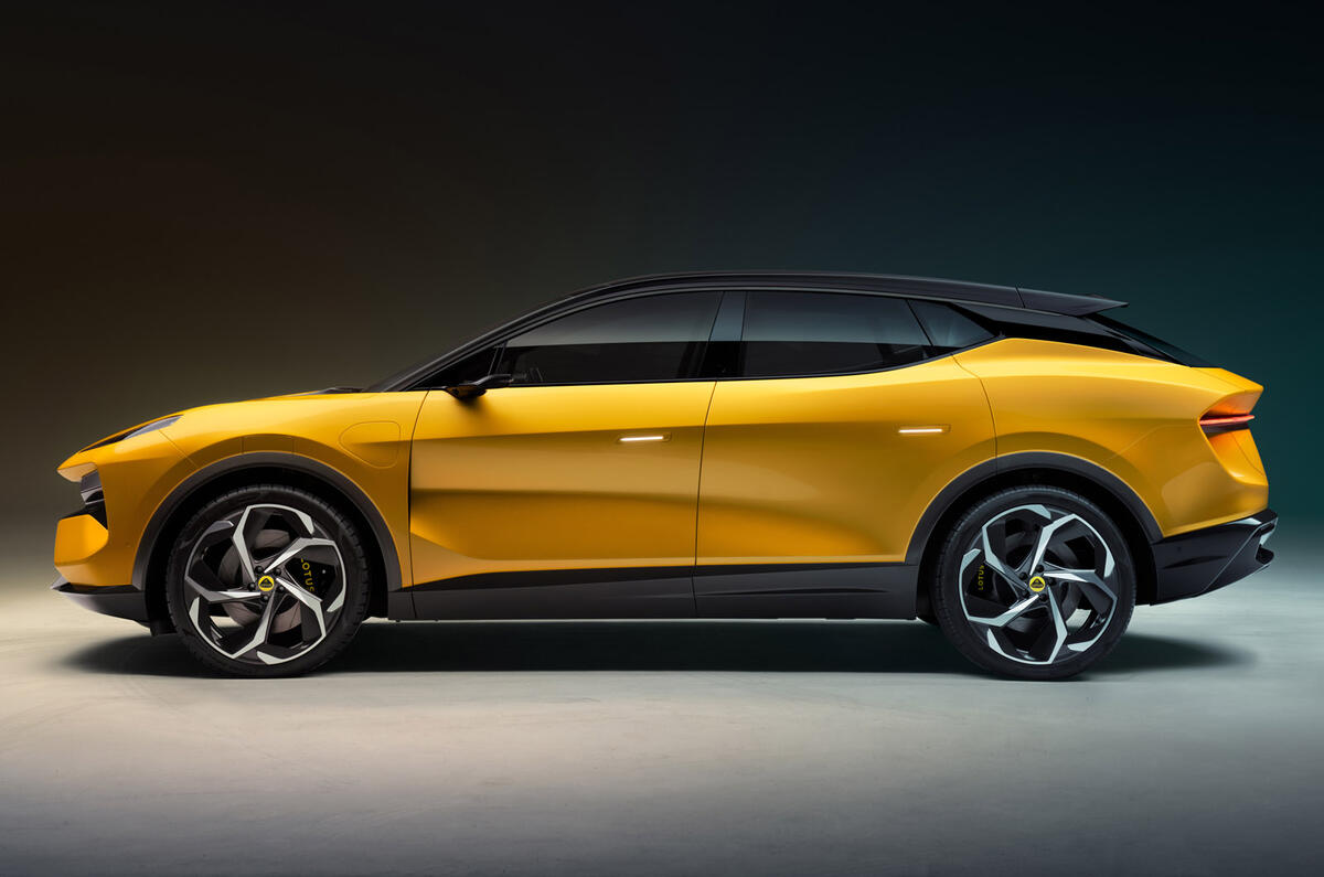 98 Lotus Eletre 2022 official reveal press static side 98 Lotus Eletre 2022 official reveal press static side