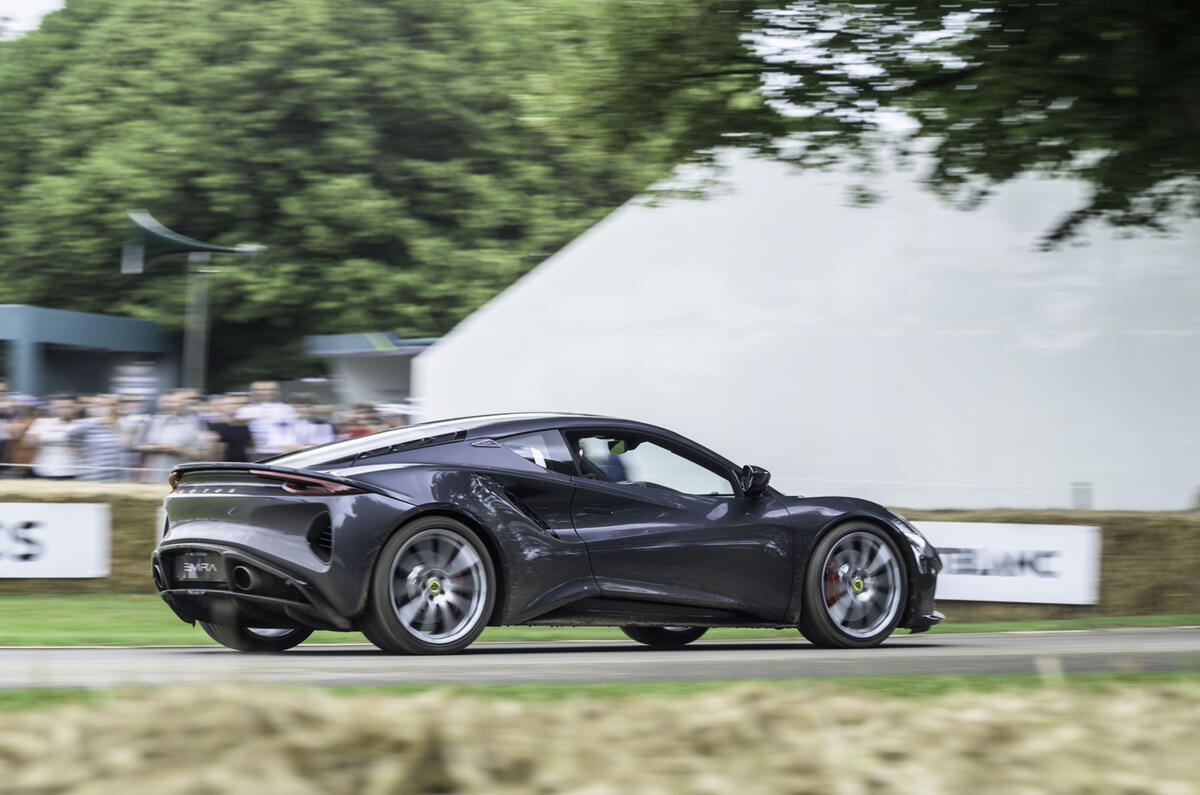 98 Lotus Emira 2021 Goodwood side 98 Lotus Emira 2021 Goodwood side