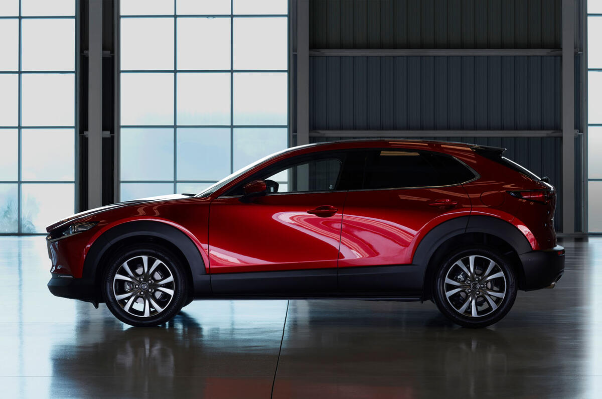 Mazda CX-30 2019 Geneva motor show reveal - hero side