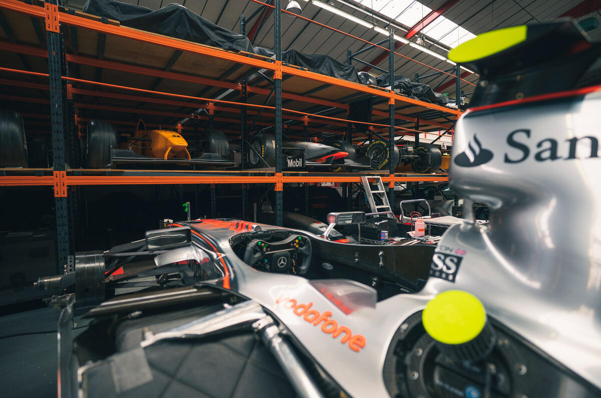 98 mclaren heritage storage racks