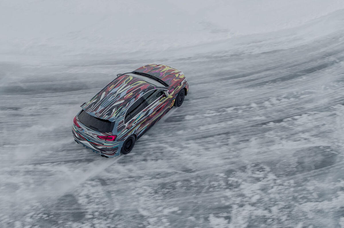 Mercedes-AMG A45 2019 prototype ride - hero top