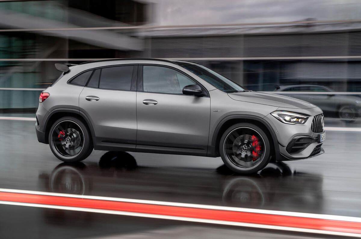 Mercedes-AMG GLA 45 S 2020 official press images - hero side