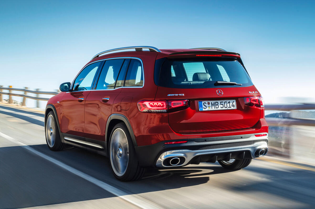Mercedes-AMG GLB 35 2019 official press images - hero rear
