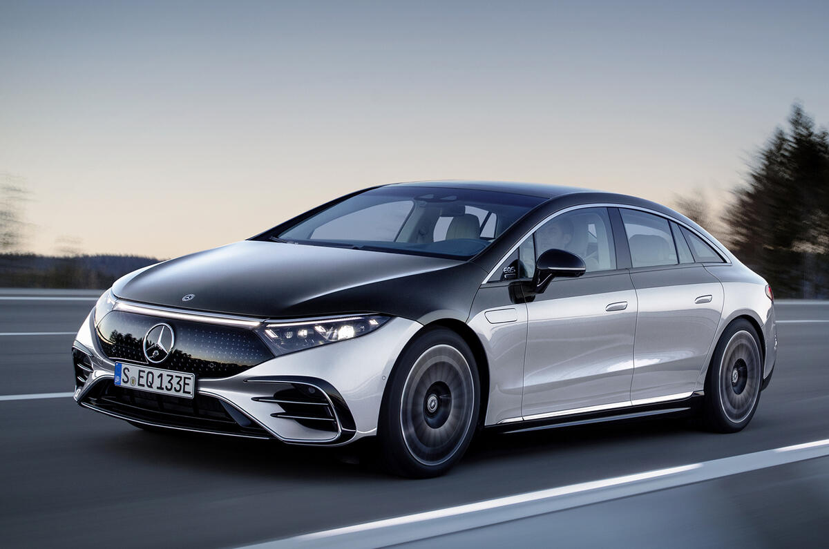 98 Mercedes Benz all electric plans official EQS front