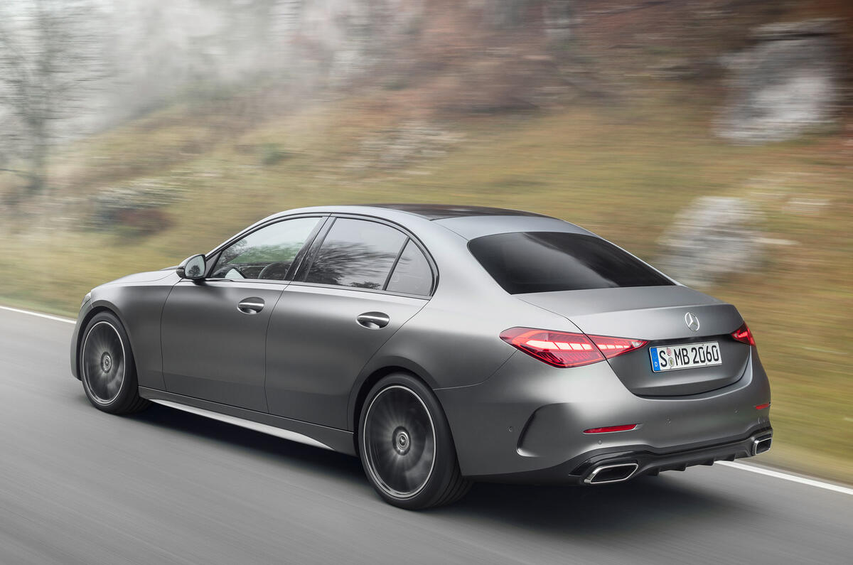 98 Mercedes Benz C Class 2021 official images tracking rear