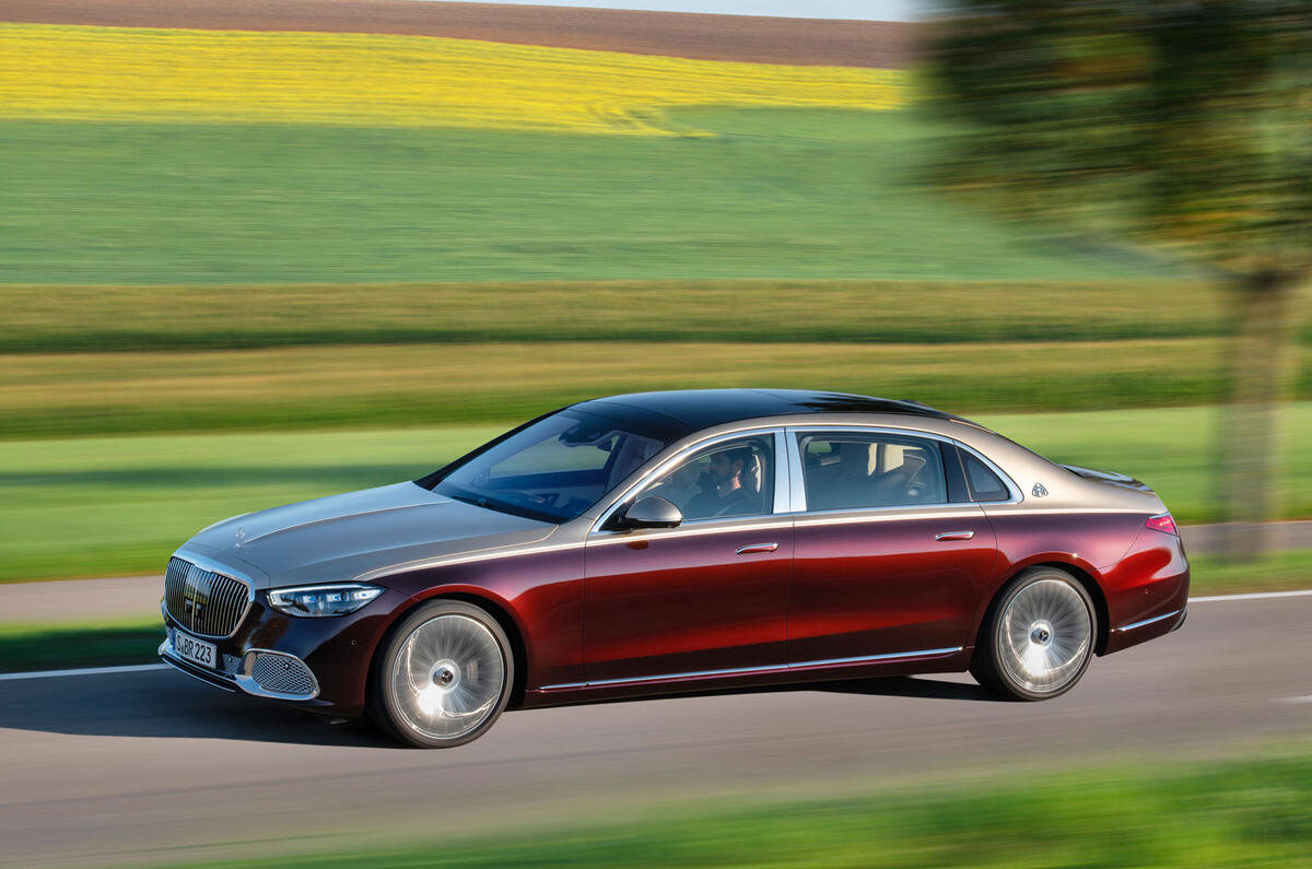 2021 Mercedes-Maybach S-Class official images - hero side