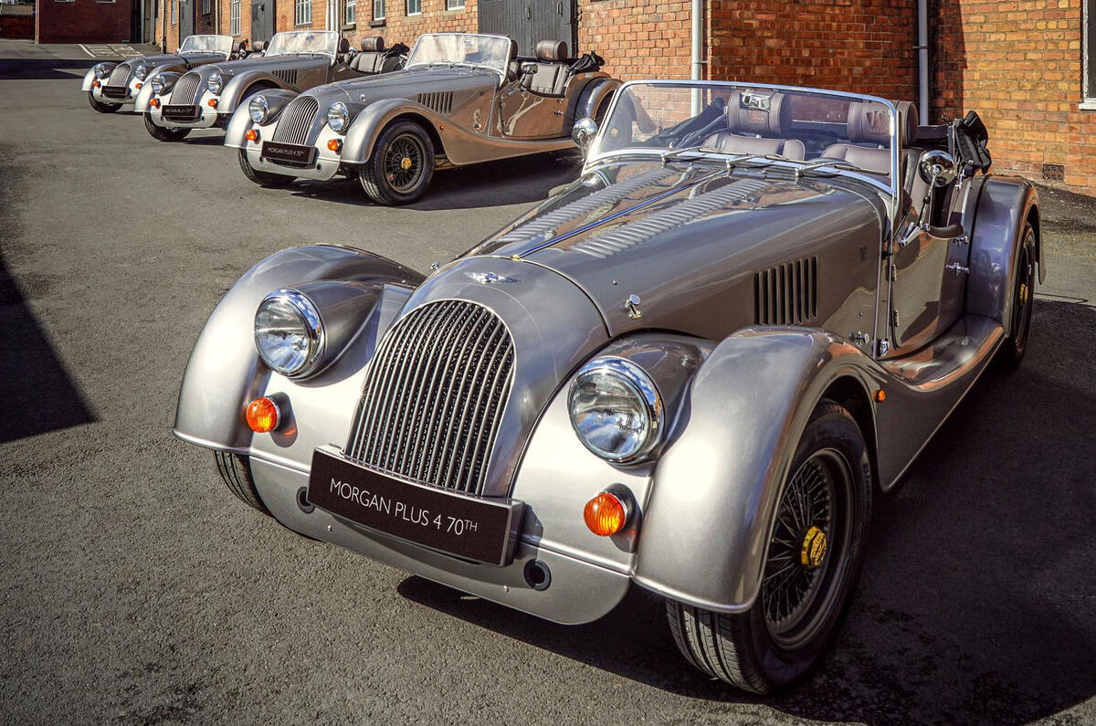 Morgan Plus Four 70th anniversary - static