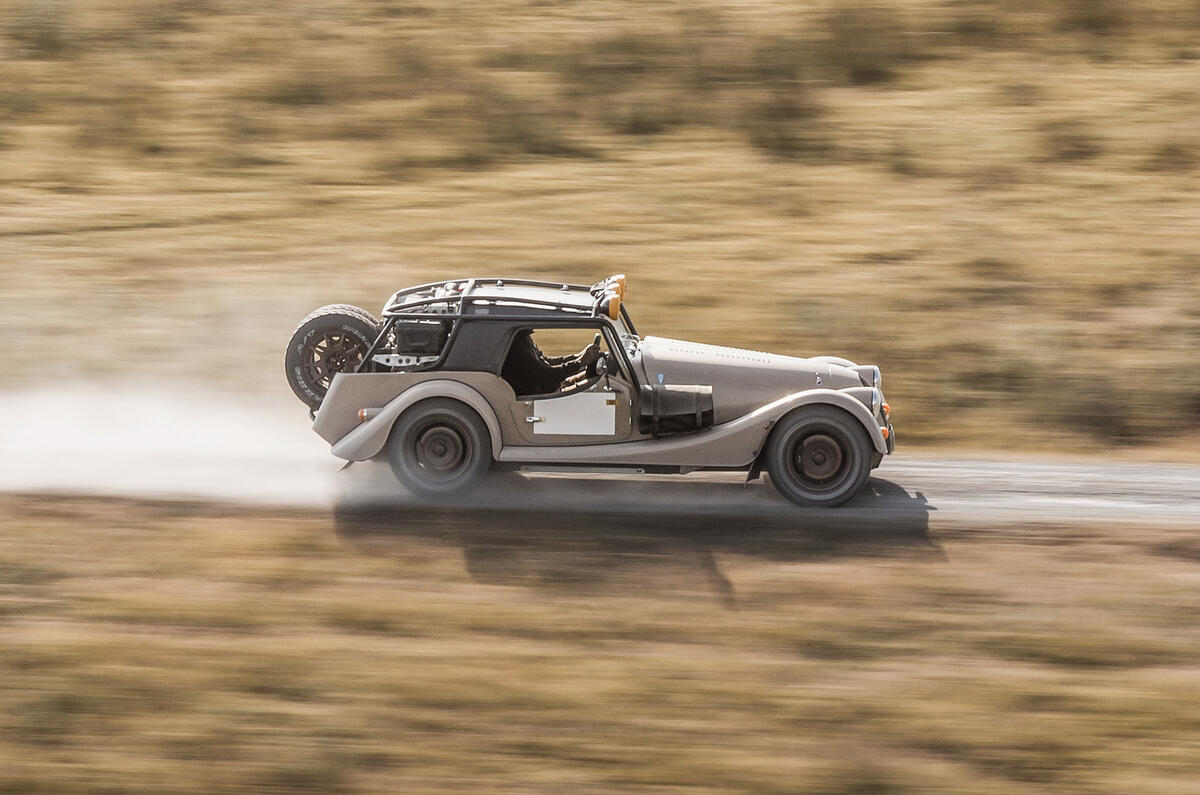 98 Morgan Plus Four CX T official reveal hero side