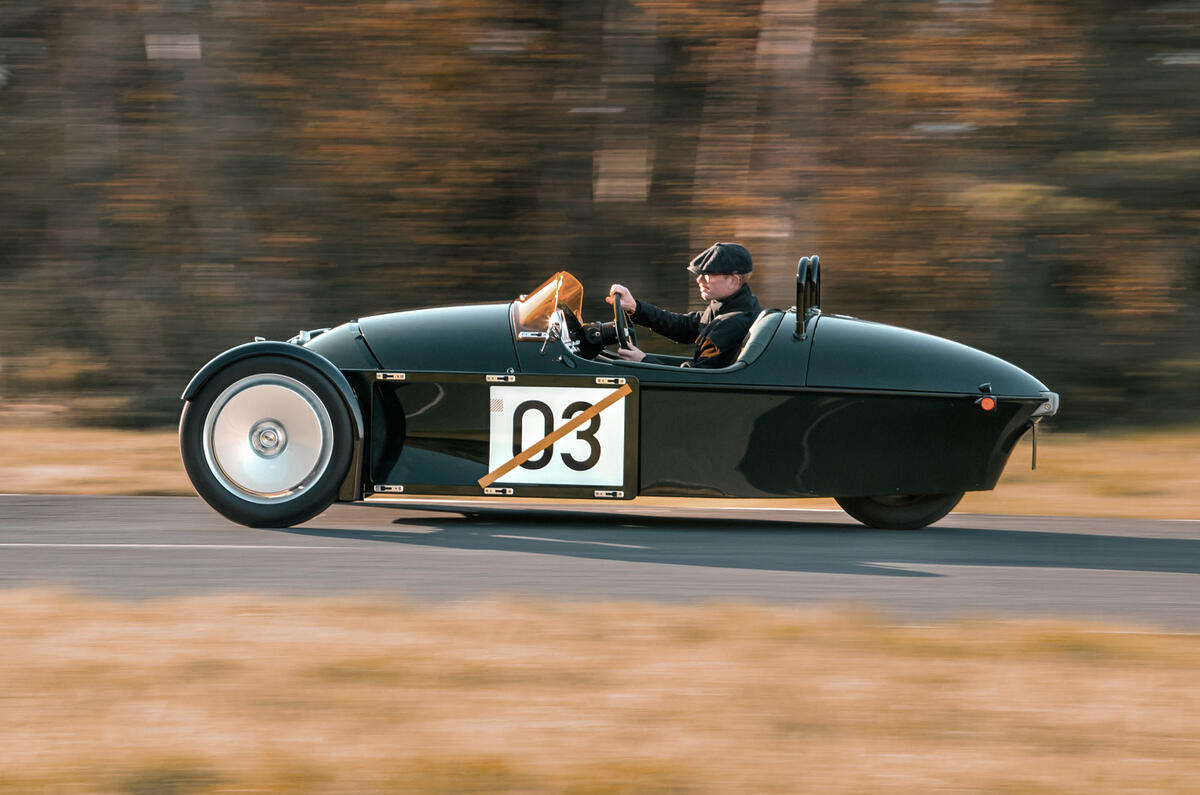 98 Morgan Super 3 2022 official images side pan 98 Morgan Super 3 2022 official images side pan