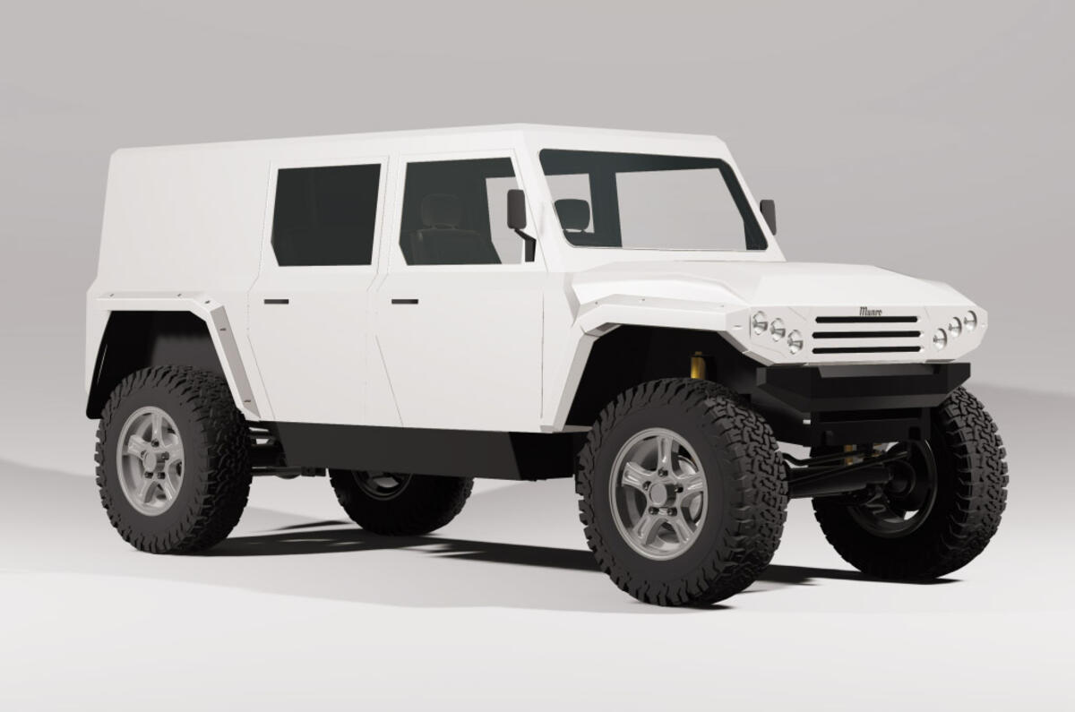 98 Munro EV electric vehicle render official white