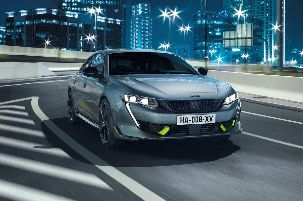 Peugeot 508 PSE official images - cornering front