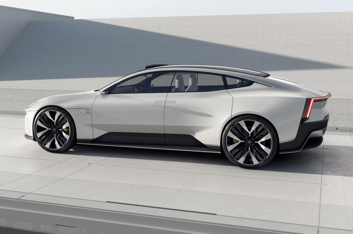 Polestar Precept concept official images - static side Polestar Precept concept official images - static side