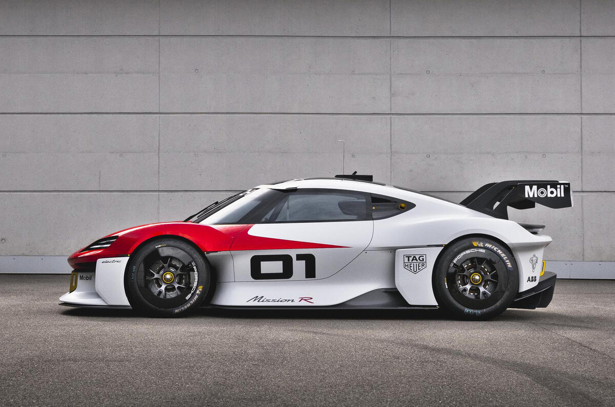98 Porsche Mission R concept feature side