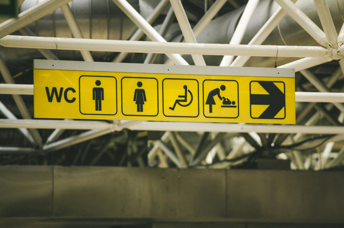 98 Prior column toilet signs