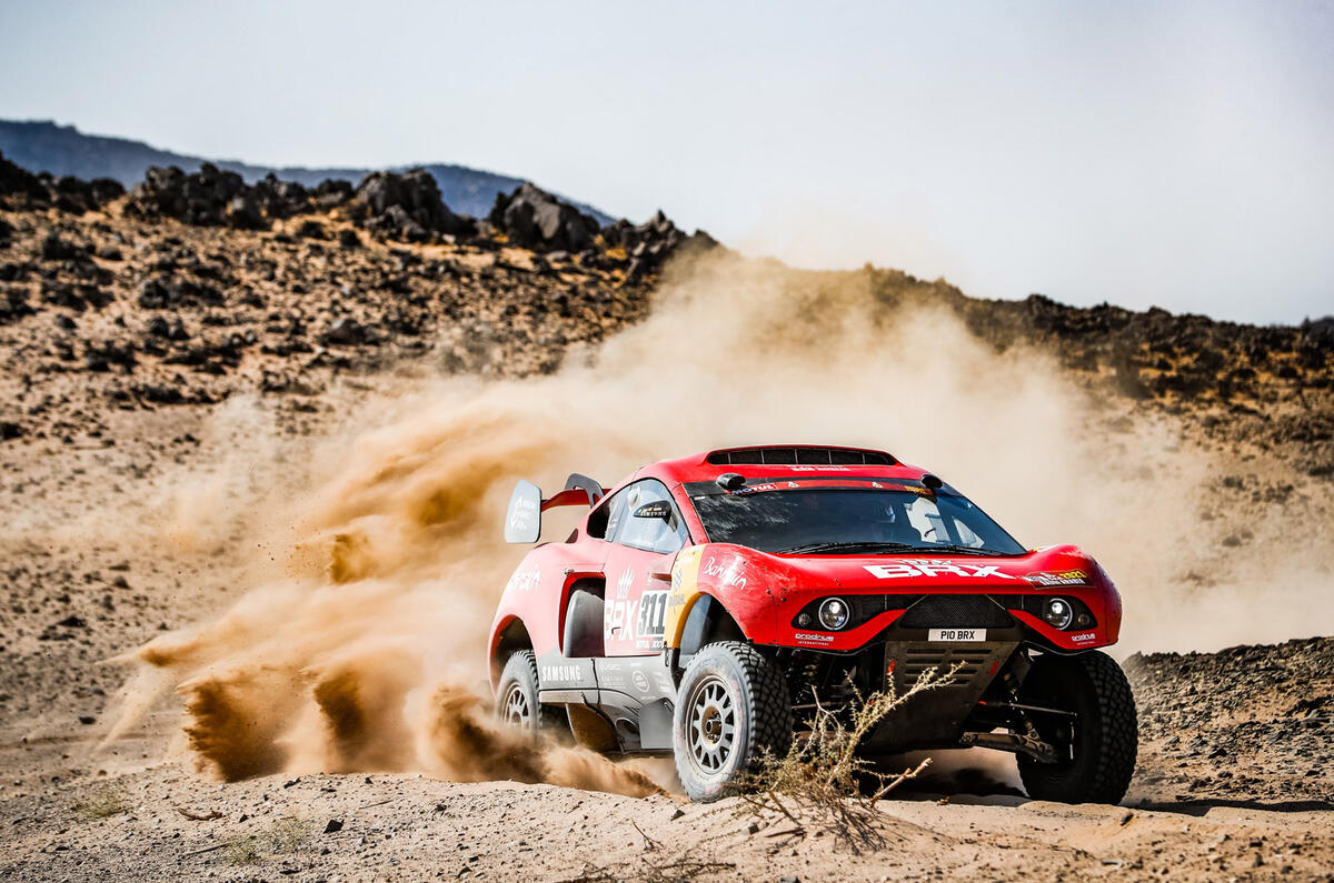 98 Prodrive BRX Dakar rally dust