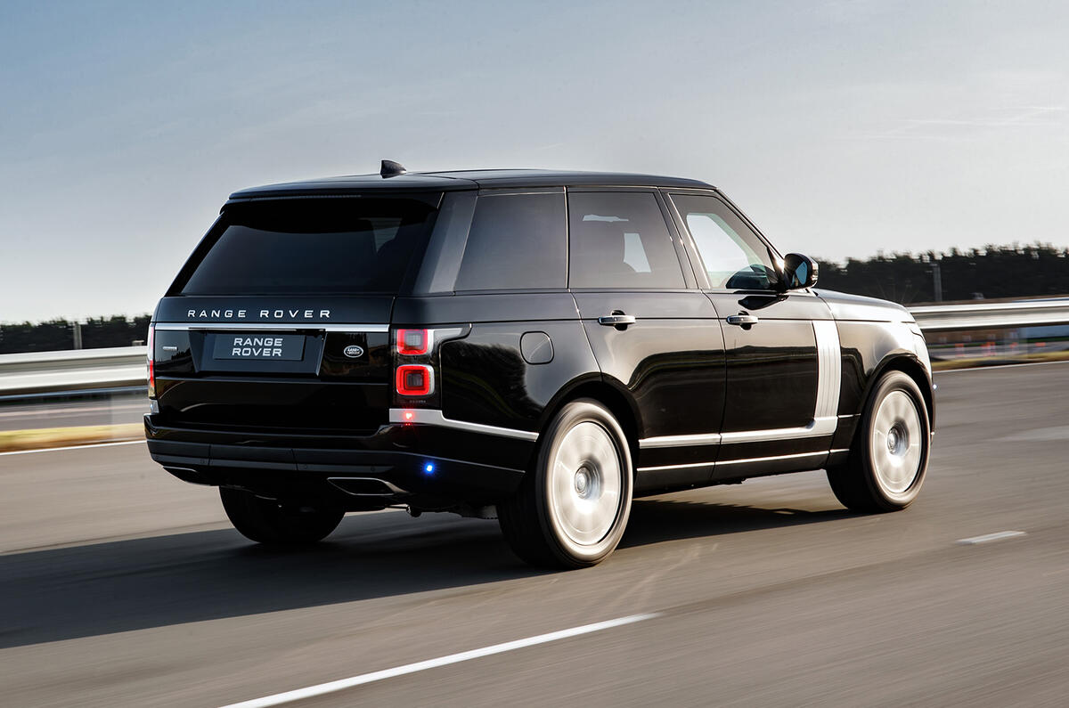 Land Rover Range Rover Sentinel official press images - hero rear