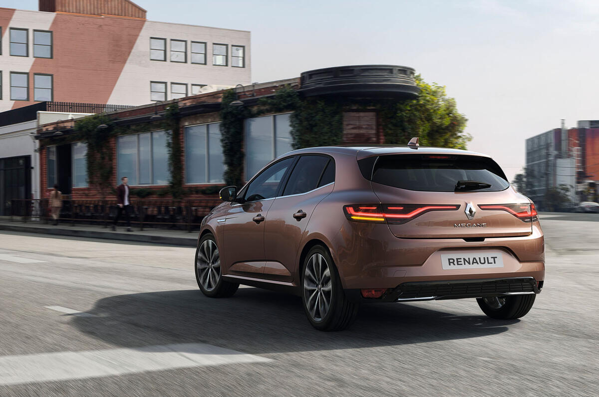 Renault megane 2020 refresh - hero rear Renault megane 2020 refresh - hero rear