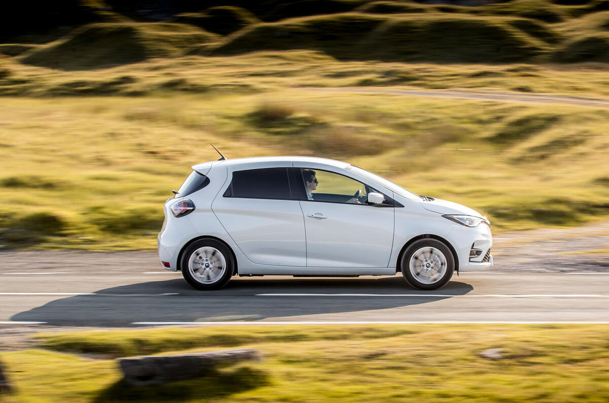 Renault Zoe van 2020 official images - hero side