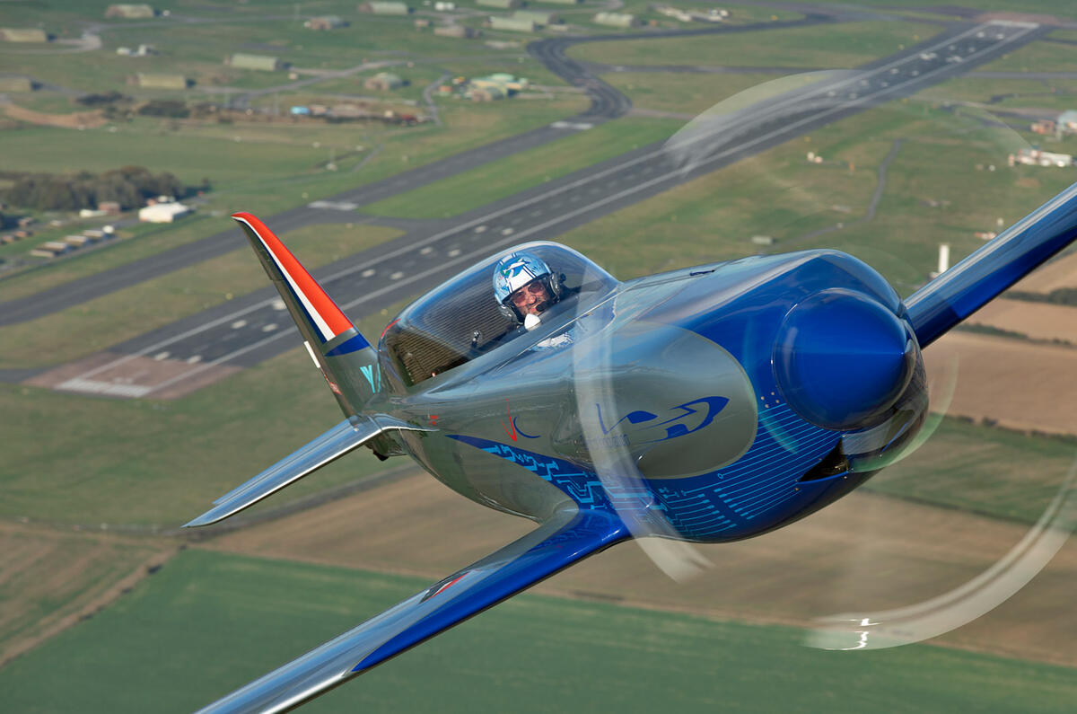 98 Rolls Royce electric plane record 2021 nose
