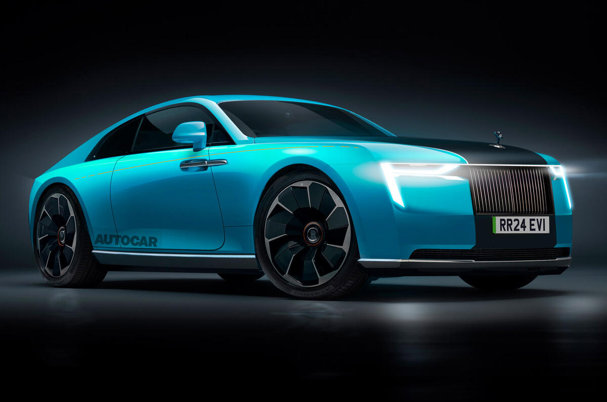 98 Rolls Royce Spectre EV render as imagined by Autocar
